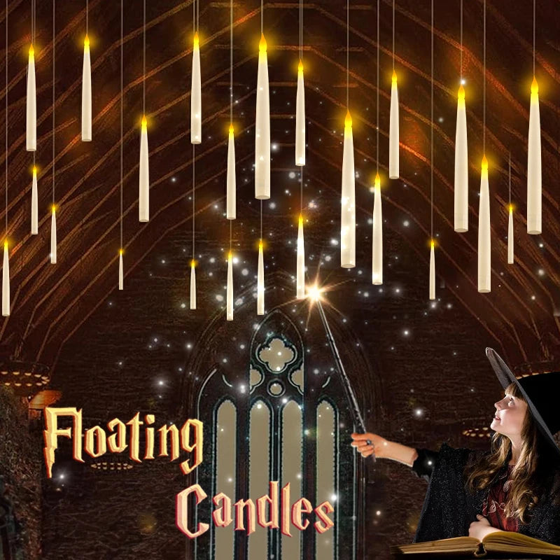Flameless Candles with Magic Wand Remote