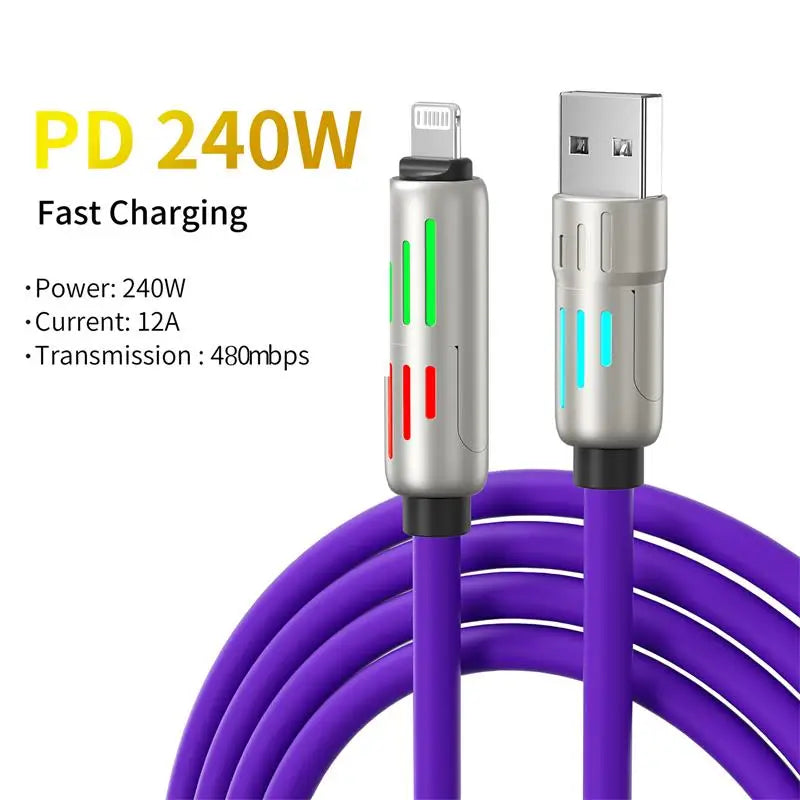 240W 4-in-1 USB C Cable