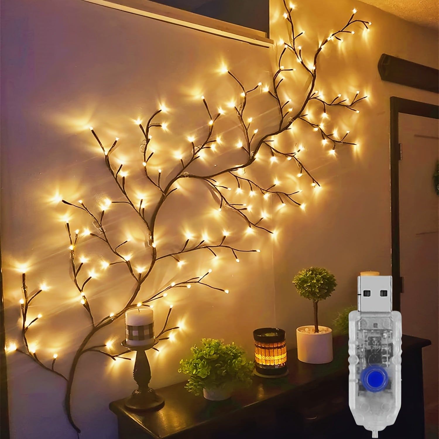 LED Tree Branch Design Light